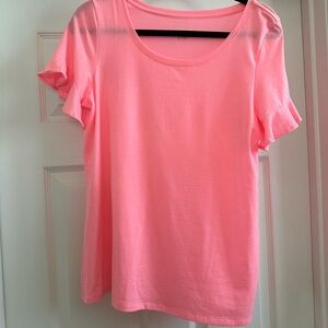 Lilly Pulitzer ruffle sleeve top